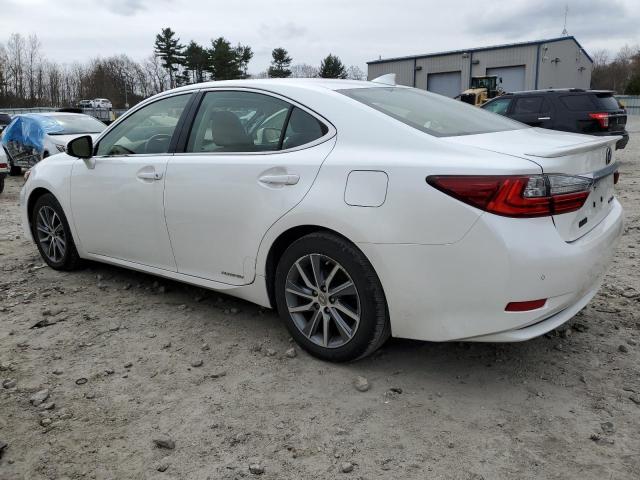 JTHBW1GG6G2114601 - 2016 LEXUS ES 300H WHITE photo 2