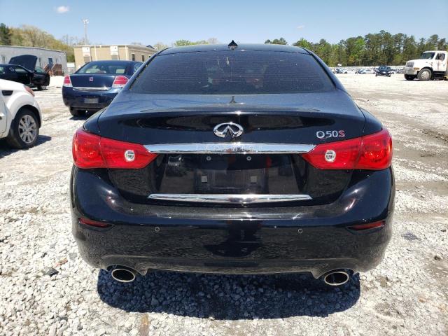 JN1BV7AP2EM676421 - 2014 INFINITI Q50 BASE BLACK photo 6