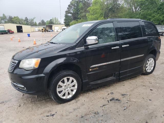 2C4RC1CG1CR193122 - 2012 CHRYSLER TOWN & COU TOURING L BLACK photo 1