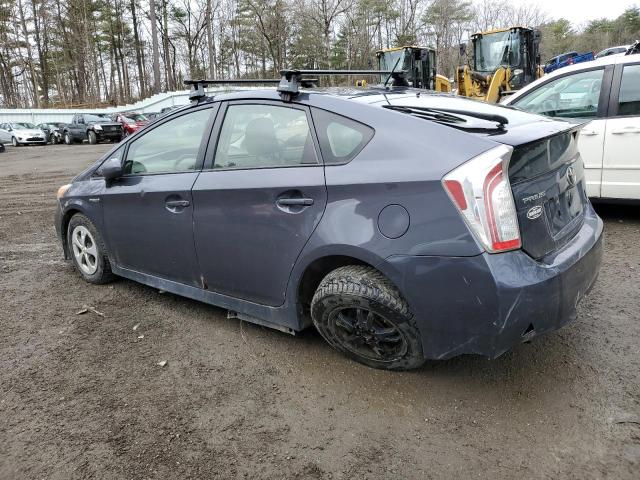 JTDKN3DU4E1764265 - 2014 TOYOTA PRIUS GRAY photo 2