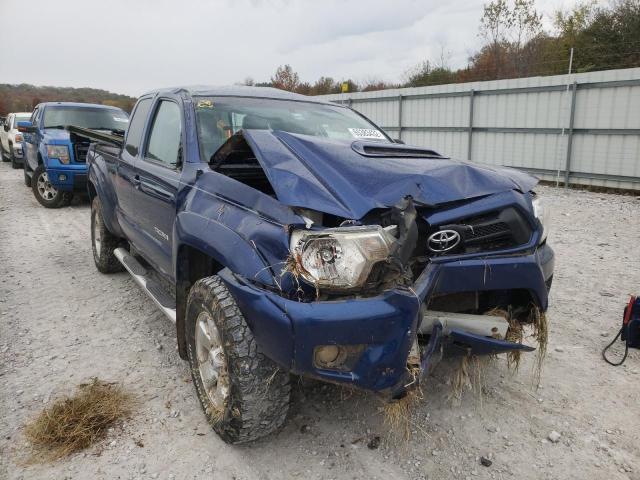 5TFTU4GN3EX062159 - 2014 TOYOTA TACOMA PRERUNNER ACCESS CAB BLUE photo 1