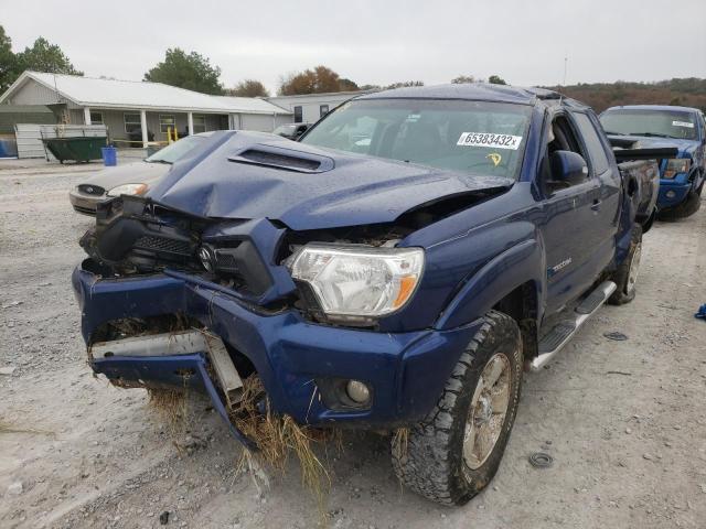 5TFTU4GN3EX062159 - 2014 TOYOTA TACOMA PRERUNNER ACCESS CAB BLUE photo 2