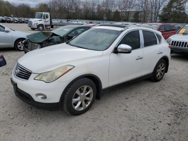 JNKAJ09F08M360090 - 2008 INFINITI EX35 BASE WHITE photo 1