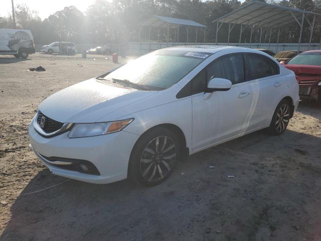19XFB2F9XFE078081 - 2015 HONDA CIVIC EXL WHITE photo 1