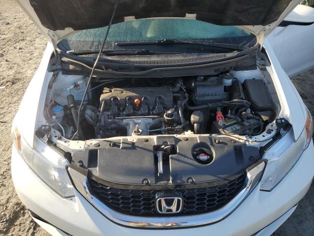 19XFB2F9XFE078081 - 2015 HONDA CIVIC EXL WHITE photo 11