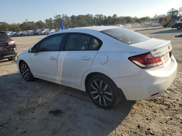 19XFB2F9XFE078081 - 2015 HONDA CIVIC EXL WHITE photo 2