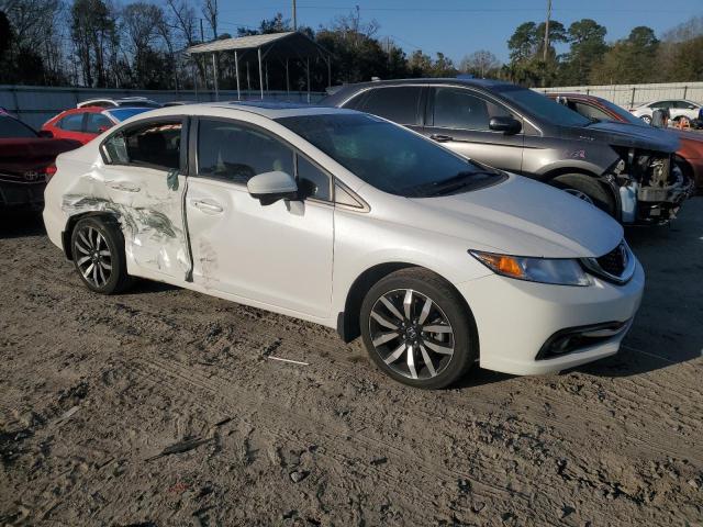 19XFB2F9XFE078081 - 2015 HONDA CIVIC EXL WHITE photo 4