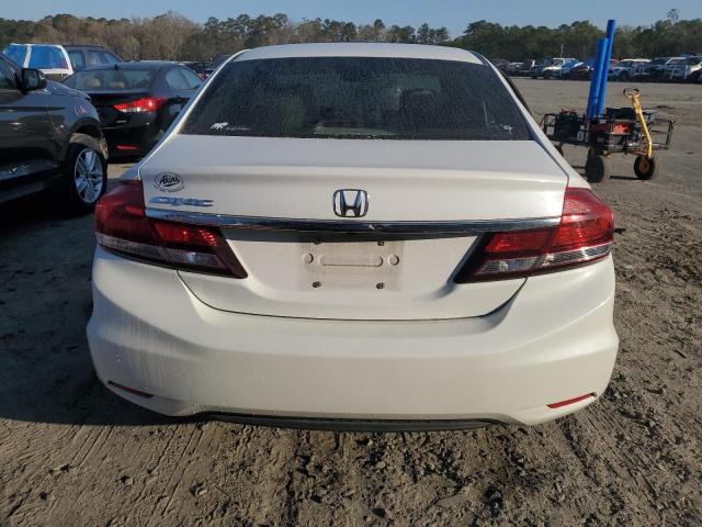 19XFB2F9XFE078081 - 2015 HONDA CIVIC EXL WHITE photo 6