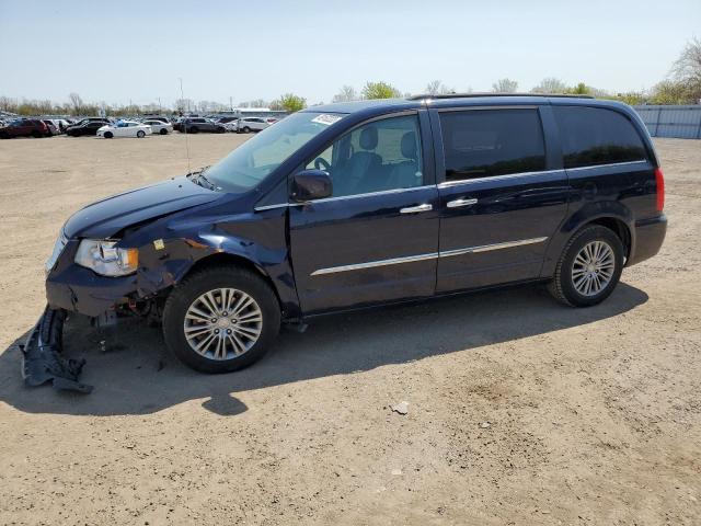 2C4RC1CG5ER402199 - 2014 CHRYSLER TOWN & COU TOURING L BLUE photo 1