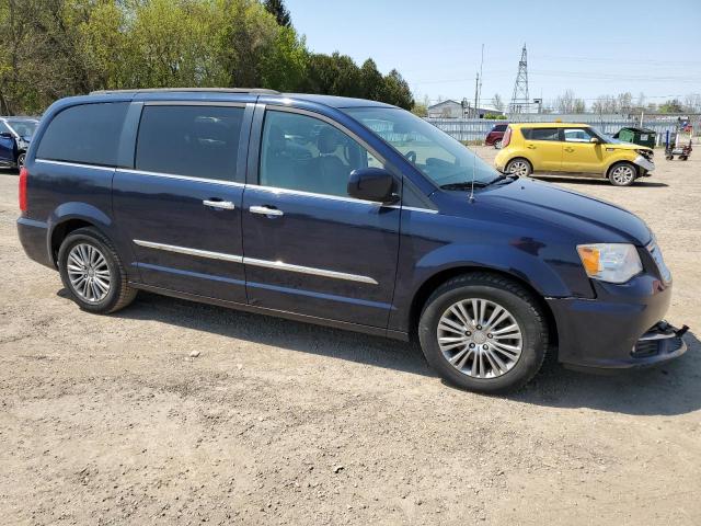 2C4RC1CG5ER402199 - 2014 CHRYSLER TOWN & COU TOURING L BLUE photo 4