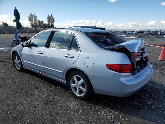 1HGCM56765A077011 - 2005 HONDA ACCORD EX SILVER photo 2