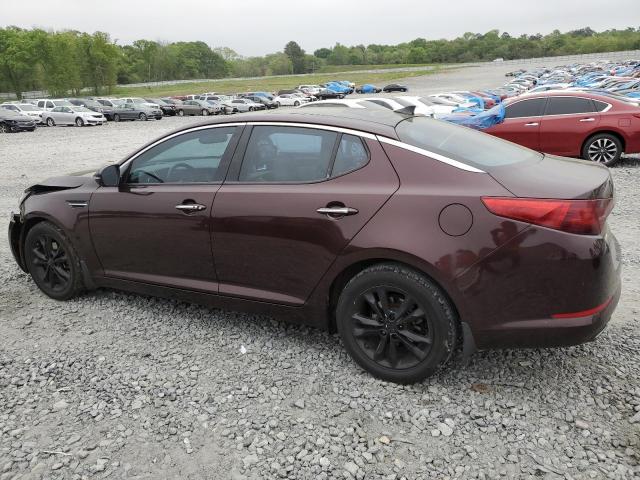 KNAGN4A79B5085894 - 2011 KIA OPTIMA EX BURGUNDY photo 2