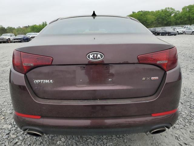 KNAGN4A79B5085894 - 2011 KIA OPTIMA EX BURGUNDY photo 6