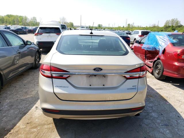 3FA6P0LUXHR385265 - 2017 FORD FUSION SE HYBRID TAN photo 6