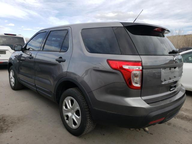 1FM5K8AR6EGC27070 - 2014 FORD EXPLORER POLICE INTERCEPTOR 灰色 照片 2