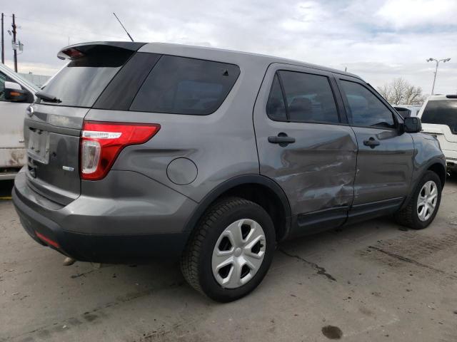 1FM5K8AR6EGC27070 - 2014 FORD EXPLORER POLICE INTERCEPTOR 灰色 照片 3