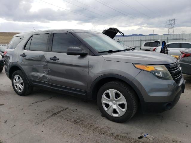 1FM5K8AR6EGC27070 - 2014 FORD EXPLORER POLICE INTERCEPTOR 灰色 照片 4