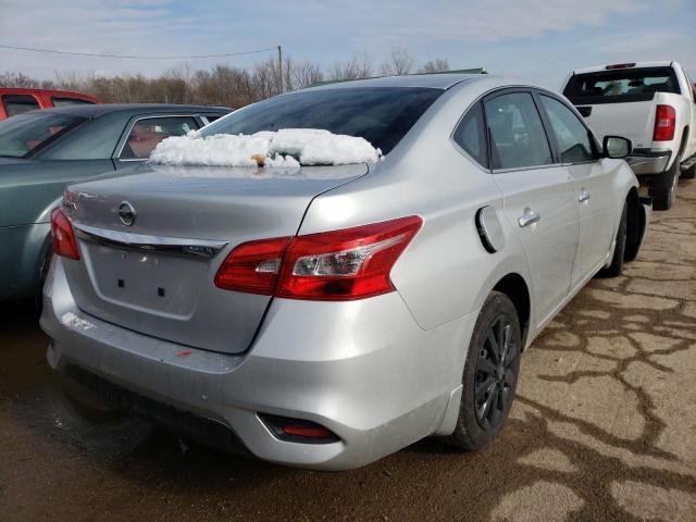 3N1AB7AP1KY410305 - 2019 NISSAN SENTRA S SILVER photo 3