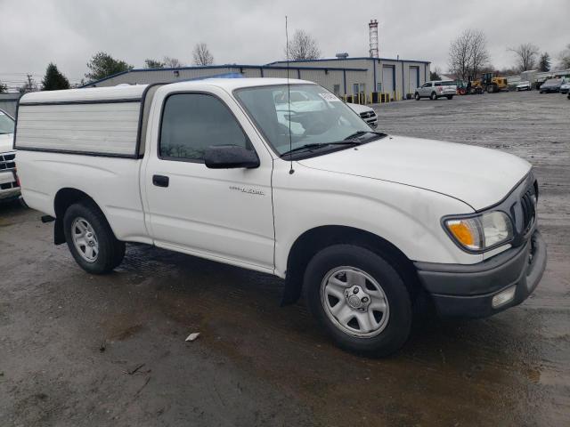 5TENL42N52Z128993 - 2002 TOYOTA TACOMA WHITE photo 4