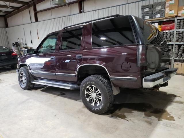 1GNEK13R2VJ344177 - 1997 CHEVROLET TAHOE K1500 BURGUNDY photo 2