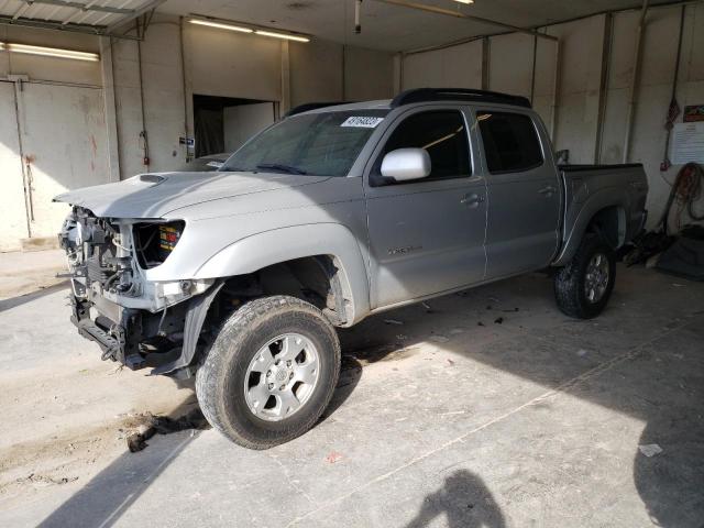 5TEJU62N36Z176084 - 2006 TOYOTA TACOMA DOUBLE CAB PRERUNNER SILVER photo 1