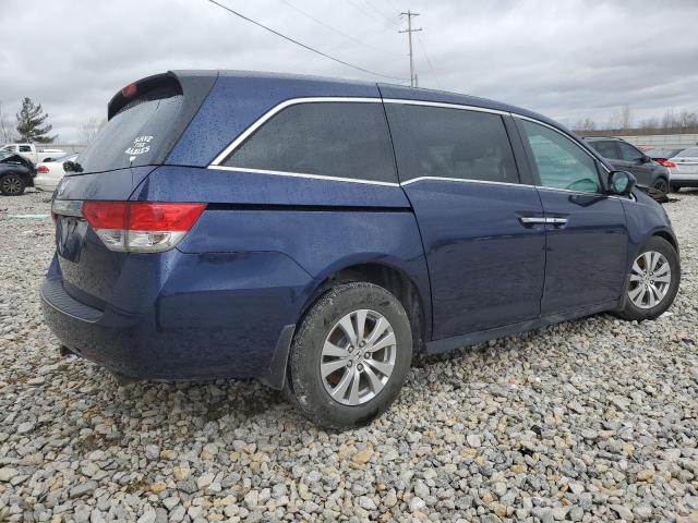 5FNRL5H69GB129662 - 2016 HONDA ODYSSEY EXL BLUE photo 3