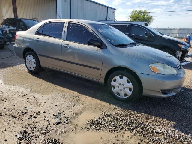 JTDBR32E932011810 - 2003 TOYOTA COROLLA CE GRAY photo 4