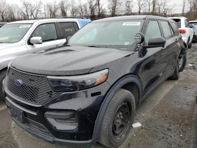 1FM5K8AB3MGA06771 - 2021 FORD EXPLORER POLICE INTERCEPTOR BLACK photo 2