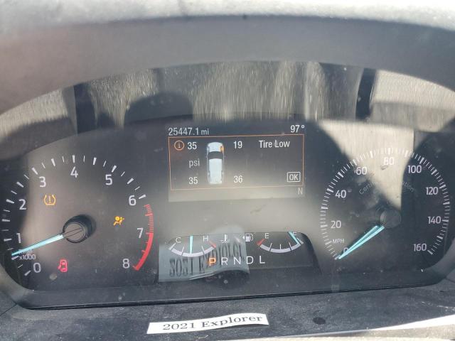 1FM5K8AB3MGA06771 - 2021 FORD EXPLORER POLICE INTERCEPTOR შავი ფოტო 8