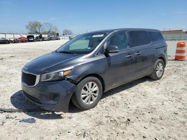 KNDMB5C17H6231676 - 2017 KIA SEDONA LX GRAY photo 1