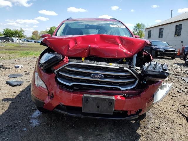 MAJ6S3GL3KC258736 - 2019 FORD ECOSPORT SE RED photo 5