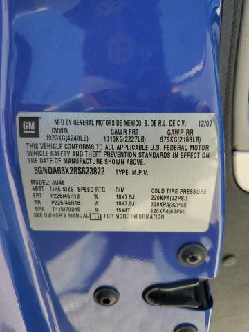 3GNDA63X28S623822 - 2008 CHEVROLET HHR SS 蓝色 照片 13