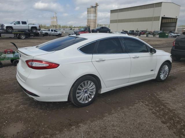 3FA6P0SU7ER275545 - 2014 FORD FUSION TITANIUM PHEV WHITE photo 3