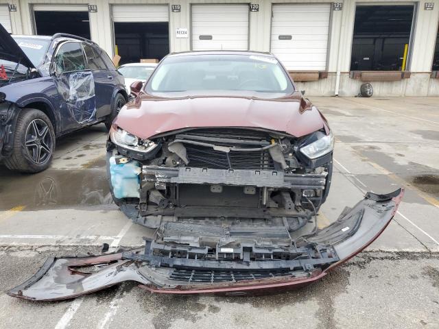 3FA6P0H78FR142814 - 2015 FORD FUSION SE BURGUNDY photo 5