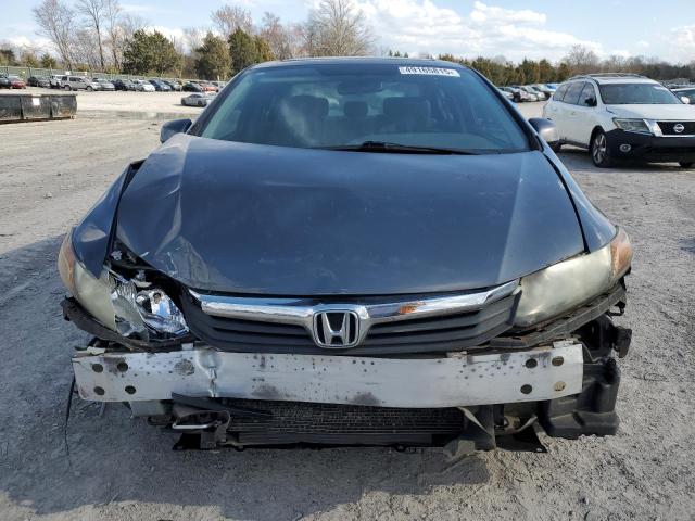 19XFB2F99CE019776 - 2012 HONDA CIVIC EXL GRAY photo 5
