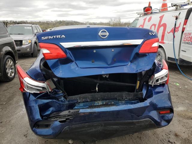 3N1AB7APXJY227581 - 2018 NISSAN SENTRA S BLUE photo 6