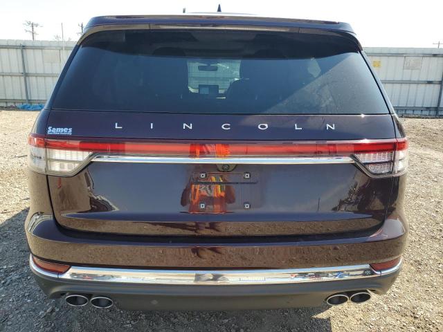 5LM5J7WCXPGL27075 - 2023 LINCOLN AVIATOR RESERVE MAROON photo 6