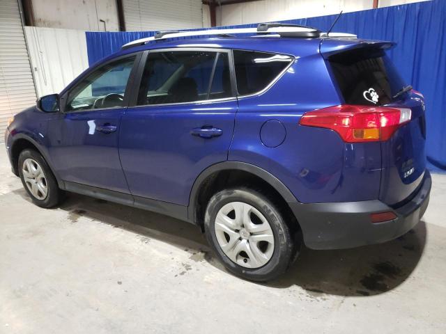 2T3BFREV8EW229142 - 2014 TOYOTA RAV4 LE BLUE photo 2