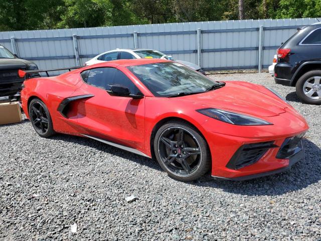 1G1YA2D40M5117880 - 2021 CHEVROLET CORVETTE STINGRAY 1LT RED photo 4