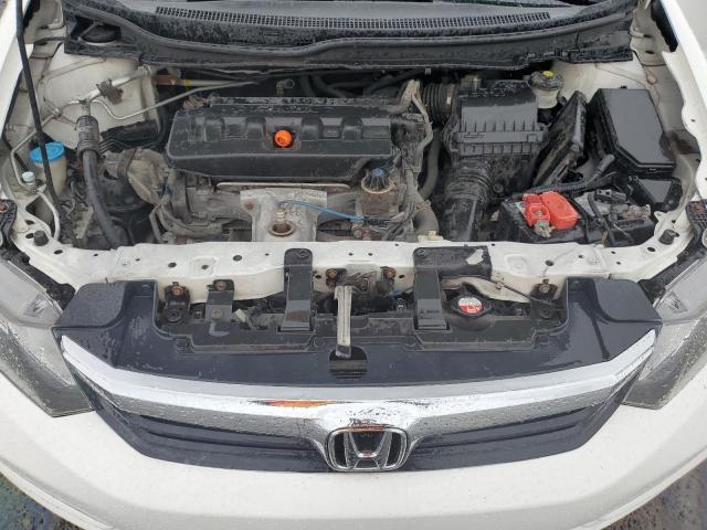 19XFB2F97CE331157 - 2012 HONDA CIVIC EXL თეთრი ფოტო 11