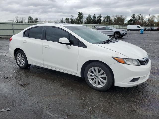 19XFB2F97CE331157 - 2012 HONDA CIVIC EXL WHITE photo 4