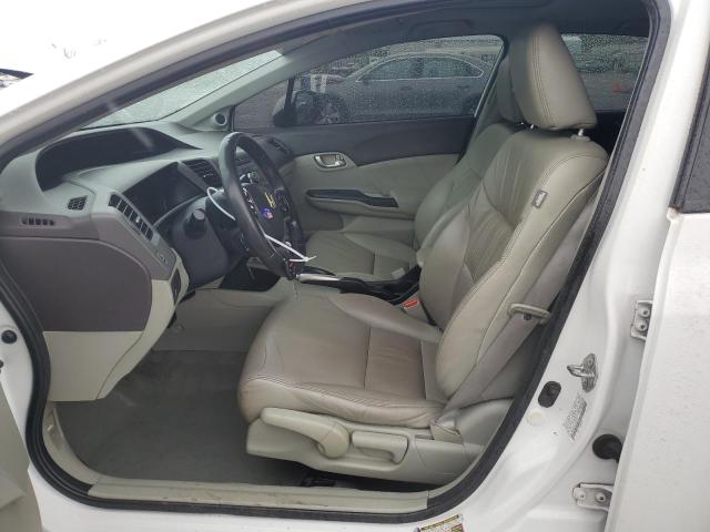 19XFB2F97CE331157 - 2012 HONDA CIVIC EXL თეთრი ფოტო 7
