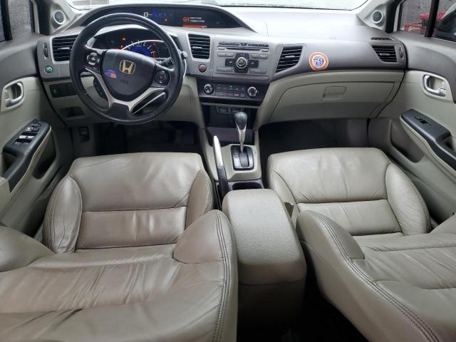 19XFB2F97CE331157 - 2012 HONDA CIVIC EXL თეთრი ფოტო 8