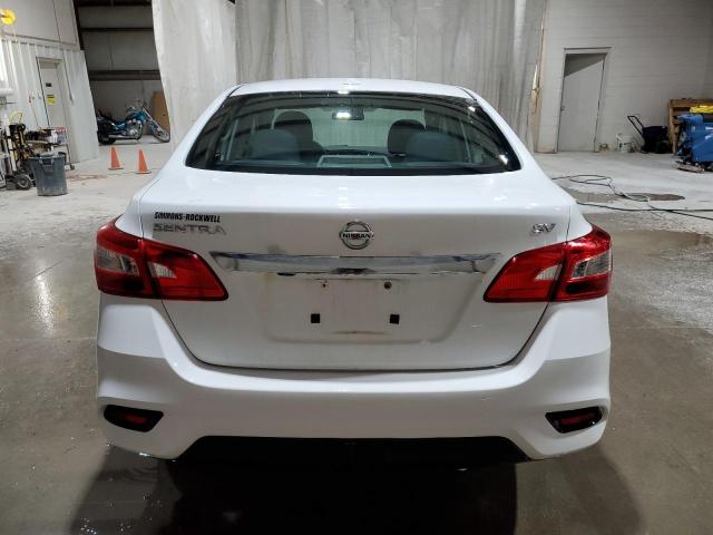 3N1AB7AP4KY379003 - 2019 NISSAN SENTRA S WHITE photo 6