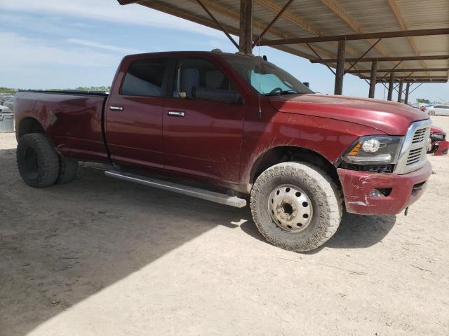 3C63RRKL6DG612999 - 2013 RAM 3500 LONGHORN RED photo 4