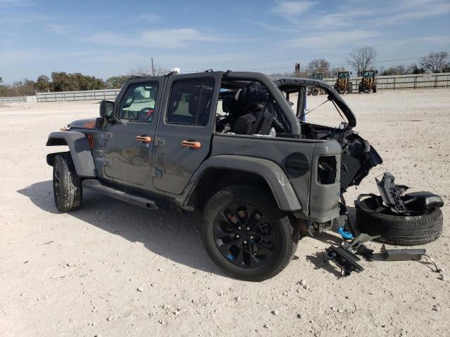 1C4JJXP62NW198847 - 2022 JEEP WRANGLER U SAHARA 4XE GRAY photo 2