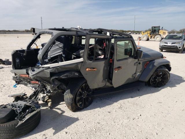1C4JJXP62NW198847 - 2022 JEEP WRANGLER U SAHARA 4XE GRAY photo 3