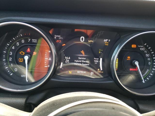 1C4JJXP62NW198847 - 2022 JEEP WRANGLER U SAHARA 4XE GRAY photo 9