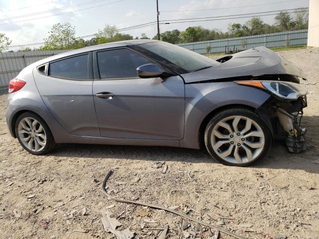 KMHTC6AD6FU241017 - 2015 HYUNDAI VELOSTER SILVER photo 4