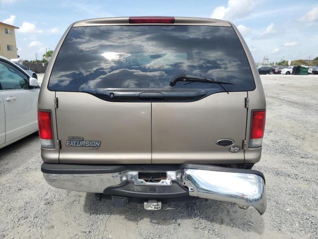 1FMNU40L3YEB68298 - 2000 FORD EXCURSION XLT GOLD photo 6